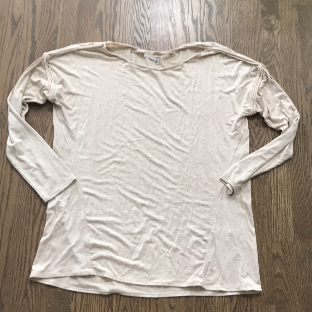 Studio M Crew Long Sleeve Top Tee Tunic